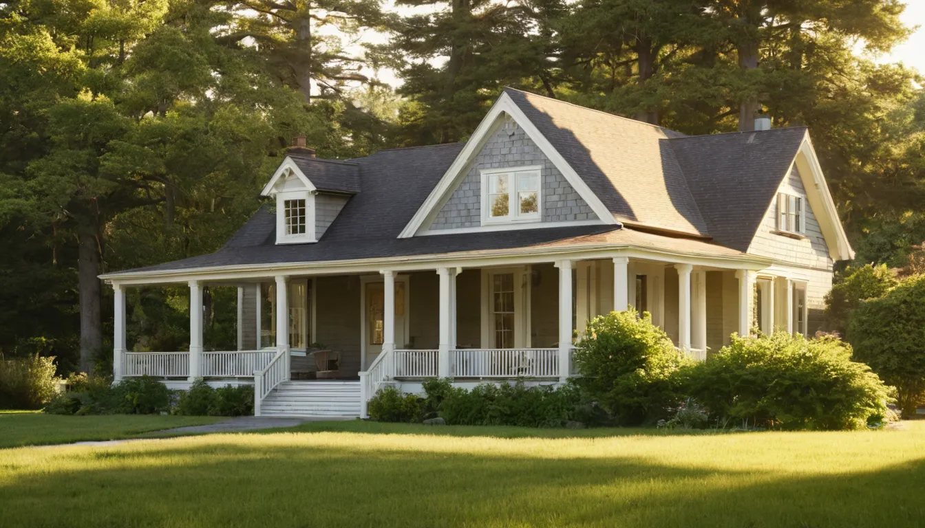 Frame house and yard in Harrison with a septic system